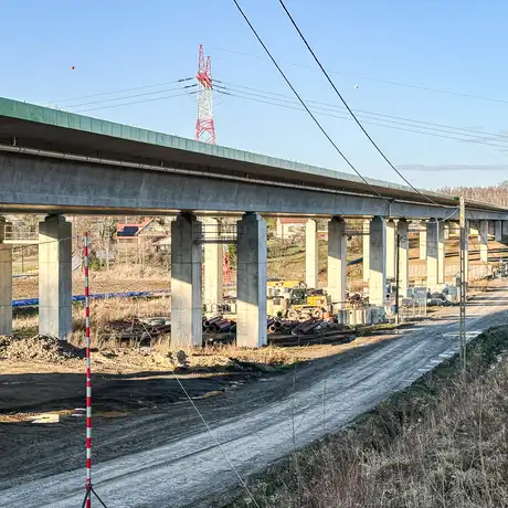 Rzeszów - Budowa drogi ekspresowej S19 Rzeszów Południe - Babica [marzec 2025] - fot 28