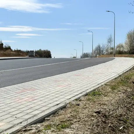 Rzeszów - Budowa dróg łączących ul. Wołyńską z ul. Potokową – Etap I [kwiecień 2025] - fot 8