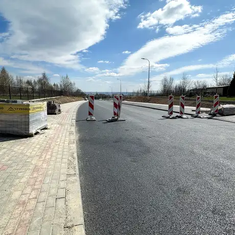 Rzeszów - Budowa dróg łączących ul. Wołyńską z ul. Potokową – Etap I [kwiecień 2025] - fot 15