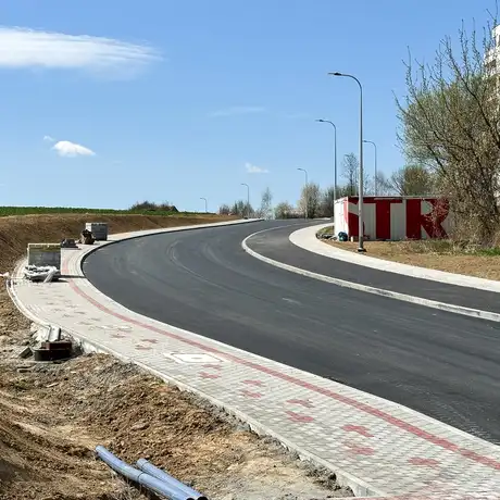 Rzeszów - Budowa dróg łączących ul. Wołyńską z ul. Potokową – Etap I [kwiecień 2025] - fot 24