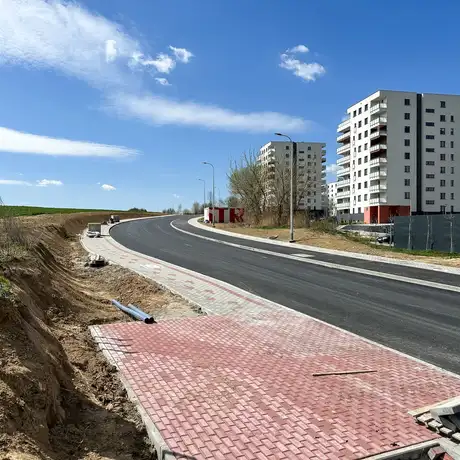 Rzeszów - Budowa dróg łączących ul. Wołyńską z ul. Potokową – Etap I [kwiecień 2025] - fot 23