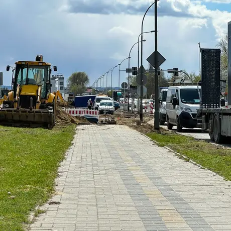 Rzeszów - Budowa połączenia al. Krzyżanowskiego z ul. Wieniawskiego [kwiecień 2025] - fot 20
