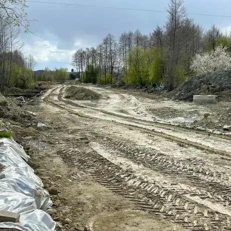 Rzeszów - Budowa połączenia al. Krzyżanowskiego z ul. Wieniawskiego [kwiecień 2025] - fot 1
