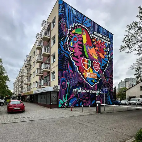 Rzeszów - Nowy mural przy ul. Dąbrowskiego 25 w Rzeszowie - fot 11