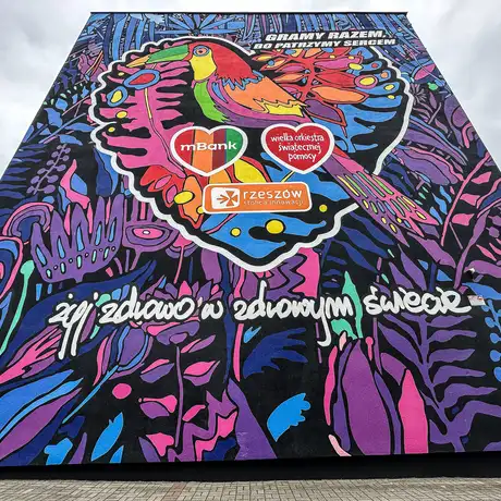Rzeszów - Nowy mural przy ul. Dąbrowskiego 25 w Rzeszowie - fot 8
