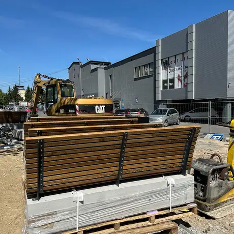 Rzeszów - Budowa ogrodu kieszonkowego przy Estradzie Rzeszowskiej [kwiecień 2025] - fot 7