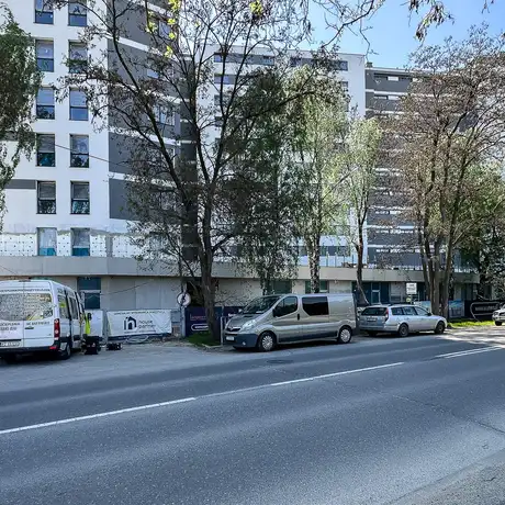 Rzeszów - Budowa 12-piętrowego budynku mieszkalnego przy ul. Langiewicza [29.04.2024] - fot 3