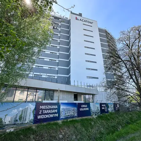 Rzeszów - Budowa 12-piętrowego budynku mieszkalnego przy ul. Langiewicza [29.04.2024] - fot 4
