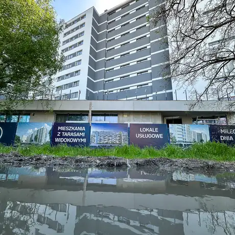 Rzeszów - Budowa 12-piętrowego budynku mieszkalnego przy ul. Langiewicza [29.04.2024] - fot 5