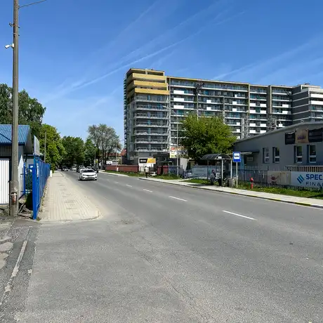 Rzeszów - Budowa 12-piętrowego budynku mieszkalnego przy ul. Langiewicza [29.04.2024] - fot 15
