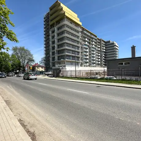 Rzeszów - Budowa 12-piętrowego budynku mieszkalnego przy ul. Langiewicza [29.04.2024] - fot 18