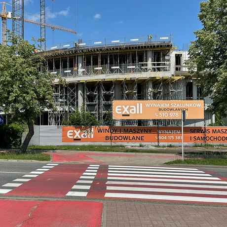Rzeszów - Budowa wieżowca przy rondzie Pobitno w Rzeszowie [czerwiec 2025] - fot 13
