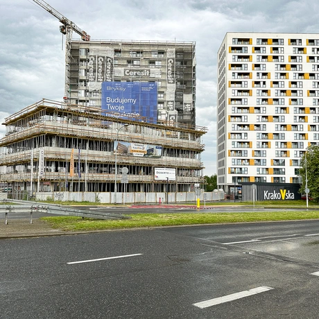 Rzeszów - II etap budowy kompleksu KrakoVska w Rzeszowie [czerwiec 2025] - fot 1