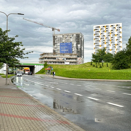 Rzeszów - II etap budowy kompleksu KrakoVska w Rzeszowie [czerwiec 2025] - fot 4