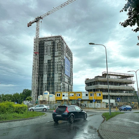 Rzeszów - II etap budowy kompleksu KrakoVska w Rzeszowie [czerwiec 2025] - fot 9