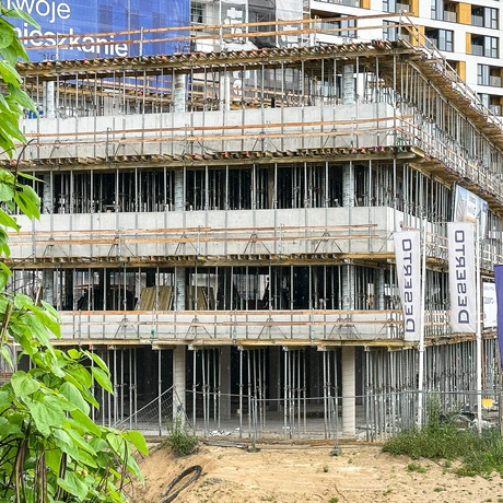 Rzeszów - II etap budowy kompleksu KrakoVska w Rzeszowie [czerwiec 2025] - fot 2