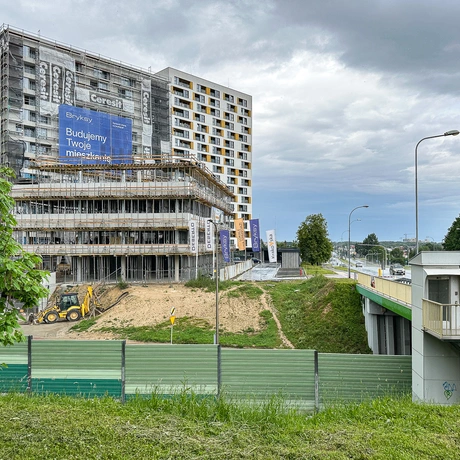 Rzeszów - II etap budowy kompleksu KrakoVska w Rzeszowie [czerwiec 2025] - fot 3