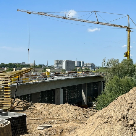 Rzeszów - Nowe zdjęcia z budowy Wisłokostrady [czerwiec 2025] - fot 11