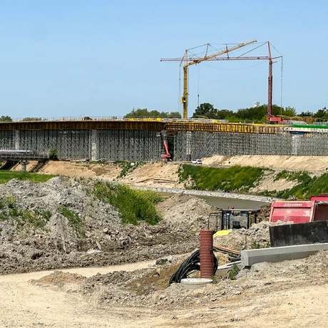 Rzeszów - Nowe zdjęcia z budowy Wisłokostrady [czerwiec 2025] - fot 28