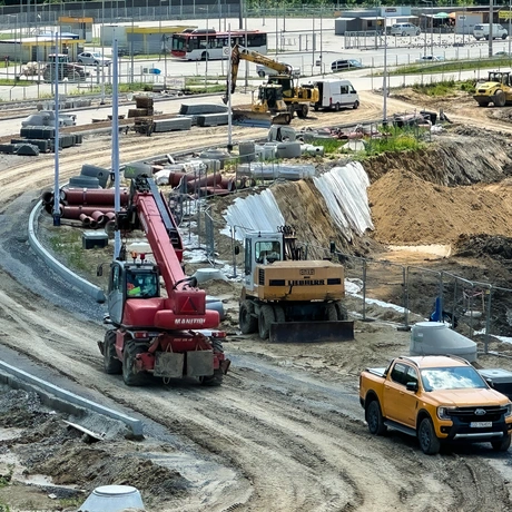 Rzeszów - Nowe zdjęcia z budowy Wisłokostrady [czerwiec 2025] - fot 36