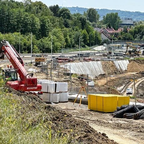 Rzeszów - Nowe zdjęcia z budowy Wisłokostrady [czerwiec 2025] - fot 46