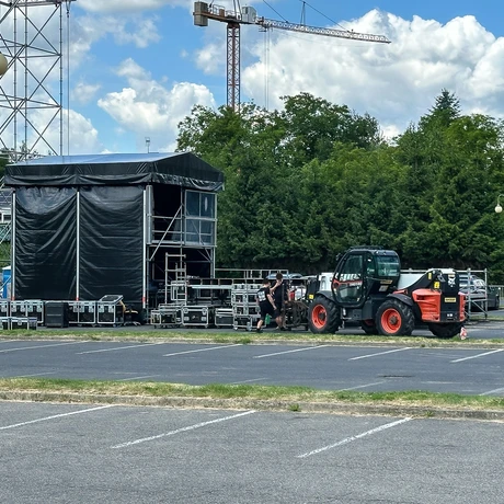 Rzeszów - Budowa sceny Koncertu Głównego ESK 2025 - fot 10