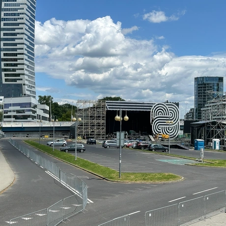 Rzeszów - Budowa sceny Koncertu Głównego ESK 2025 - fot 18