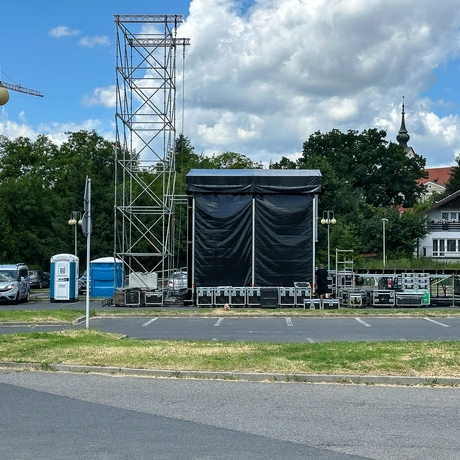 Rzeszów - Budowa sceny Koncertu Głównego ESK 2025 - fot 22