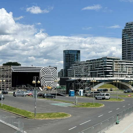 Rzeszów - Budowa sceny Koncertu Głównego ESK 2025 - fot 20