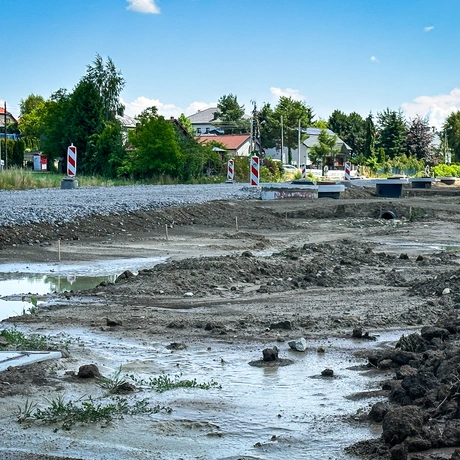 Rzeszów - Budowa połączenia al. Krzyżanowskiego z ul. Wieniawskiego [lipiec 2025] - fot 12
