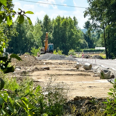 Rzeszów - Budowa połączenia al. Krzyżanowskiego z ul. Wieniawskiego [lipiec 2025] - fot 35
