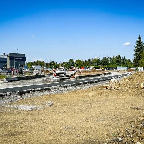 Rzeszów - Budowa połączenia al. Krzyżanowskiego z ul. Wieniawskiego [lipiec 2025] - fot 26