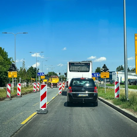 Rzeszów - Budowa połączenia al. Krzyżanowskiego z ul. Wieniawskiego [lipiec 2025] - fot 17