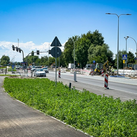 Rzeszów - Budowa połączenia al. Krzyżanowskiego z ul. Wieniawskiego [lipiec 2025] - fot 43