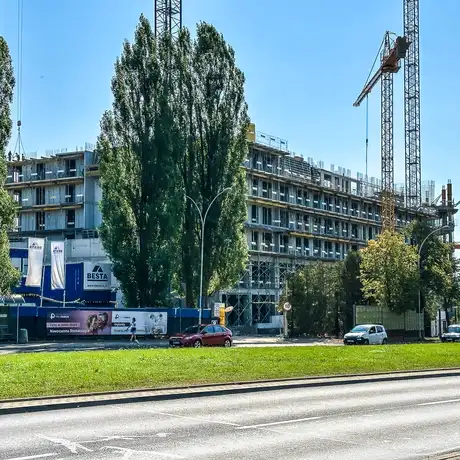 Rzeszów - Budowa 17-piętrowego wieżowca przy rondzie Pobitno [wrzesień 2025] - fot 6