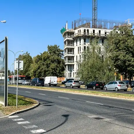 Rzeszów - Budowa 17-piętrowego wieżowca przy rondzie Pobitno [wrzesień 2025] - fot 27
