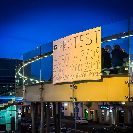 Rzeszów - Pro-palestyński protest w Rzeszowie [27.09.2025] - fot 22