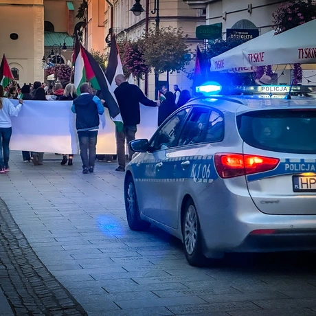 Rzeszów - Pro-palestyński protest w Rzeszowie [27.09.2025] - fot 20