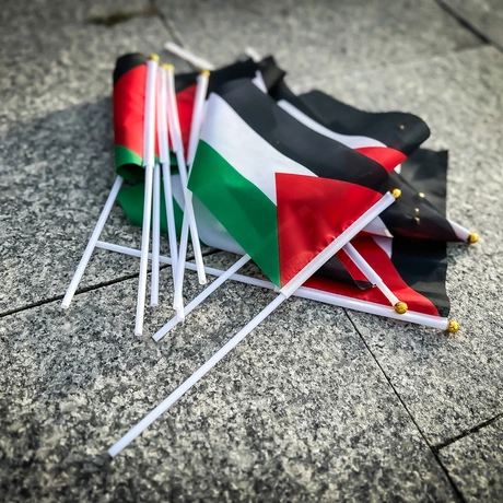 Rzeszów - Pro-palestyński protest w Rzeszowie [27.09.2025] - fot 4