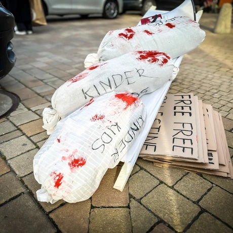 Rzeszów - Pro-palestyński protest w Rzeszowie [27.09.2025] - fot 7
