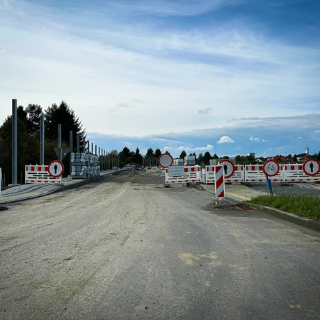 Rzeszów - Budowa połączenia al. Krzyżanowskiego z ul. Wieniawskiego [październik 2025] - fot 36