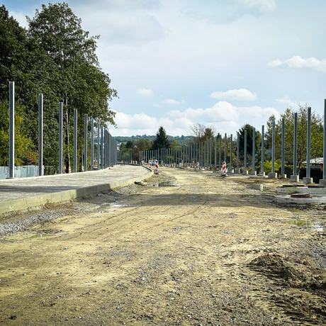Rzeszów - Budowa połączenia al. Krzyżanowskiego z ul. Wieniawskiego [październik 2025] - fot 1