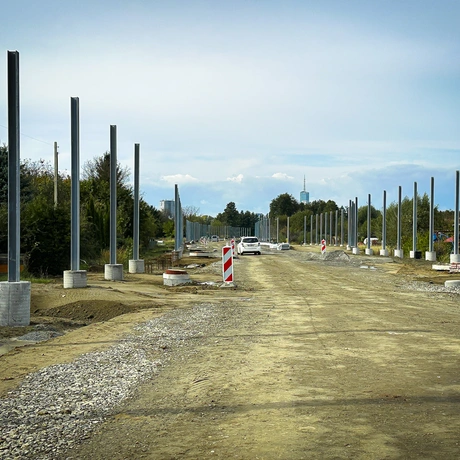 Rzeszów - Budowa połączenia al. Krzyżanowskiego z ul. Wieniawskiego [październik 2025] - fot 20