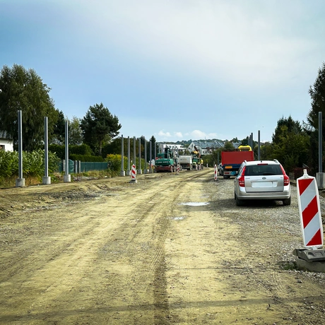 Rzeszów - Budowa połączenia al. Krzyżanowskiego z ul. Wieniawskiego [październik 2025] - fot 10