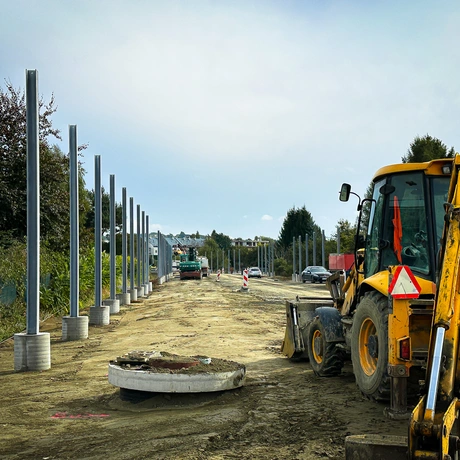 Rzeszów - Budowa połączenia al. Krzyżanowskiego z ul. Wieniawskiego [październik 2025] - fot 17