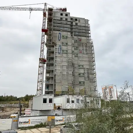 Rzeszów - Budowa wieżowca Karolina Park II na osiedlu Kotuli [październik 2025] - fot 2