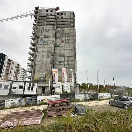 Rzeszów - Budowa wieżowca Karolina Park II na osiedlu Kotuli [październik 2025] - fot 4