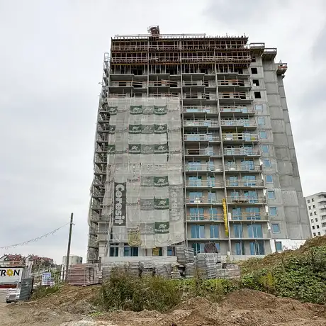 Rzeszów - Budowa wieżowca Karolina Park II na osiedlu Kotuli [październik 2025] - fot 5