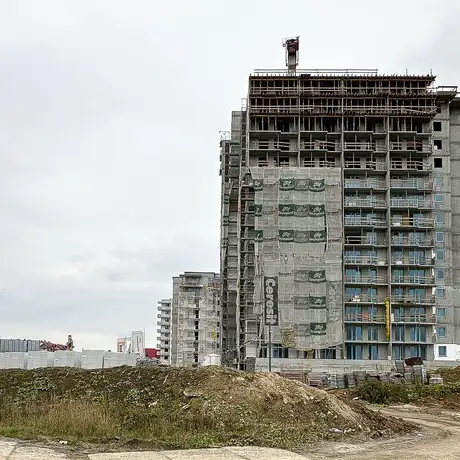 Rzeszów - Budowa wieżowca Karolina Park II na osiedlu Kotuli [październik 2025] - fot 9