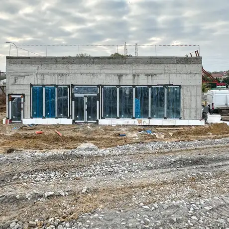 Rzeszów - Budowa restauracji McDonald's przy ul. Dębickiej w Rzeszowie [październik 2025] - fot 3